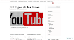 Desktop Screenshot of elhogardelaslanas.com